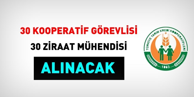 İzmir Ziraat Odası 30 kooperatif görevlisi ve 30 mühendis alacak