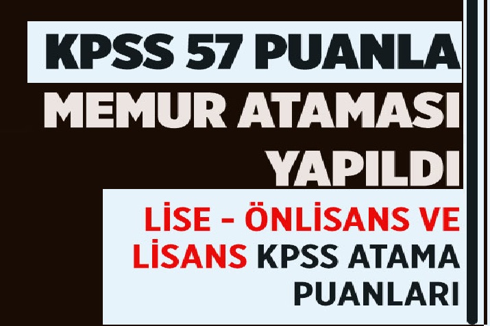 KPSS 2019/2 ile 57 KPSS Puanla Memur Oldu!