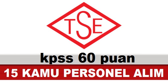 TSE Türk Standartları Enstitüsü Kamudan Kariyer ilanı