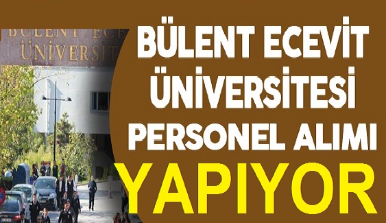 Bülent Ecevit Üniversitesi Sağlık personeli iş ilanları 2020