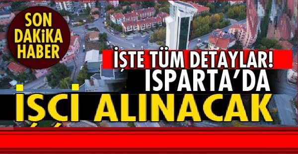 Süleyman Demirel Üniversitesi 18 İşçi Alacaktır işte kadrolar!