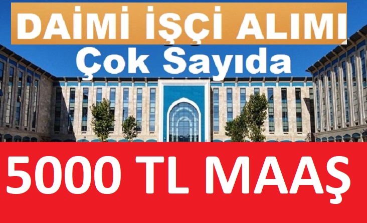 Turgut Özal Üniversitesi 4/D Kadrolu İşçi Alacaktır