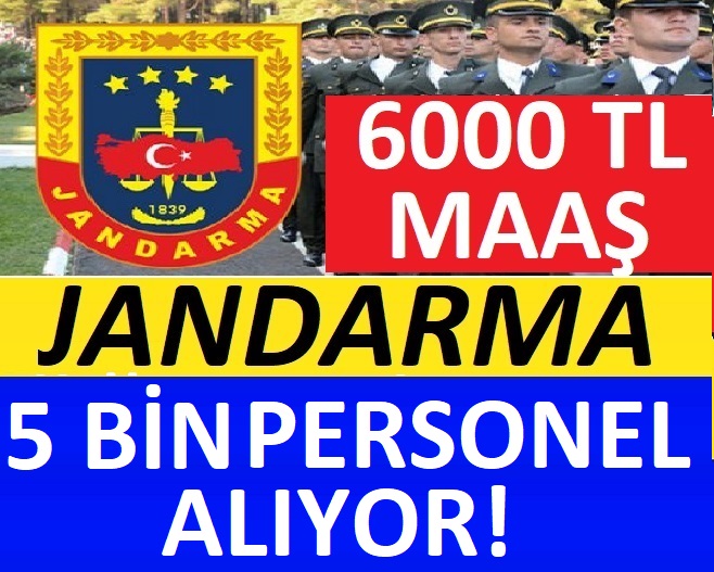 Jandarma Genel Komutanlığına 3.901'i jandarma, 804'ü lojistik alt branşlı 5 bin jandarma alacak