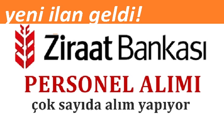 Ziraat Bankası Türkiye Genelinde 400 Personel alacaktır