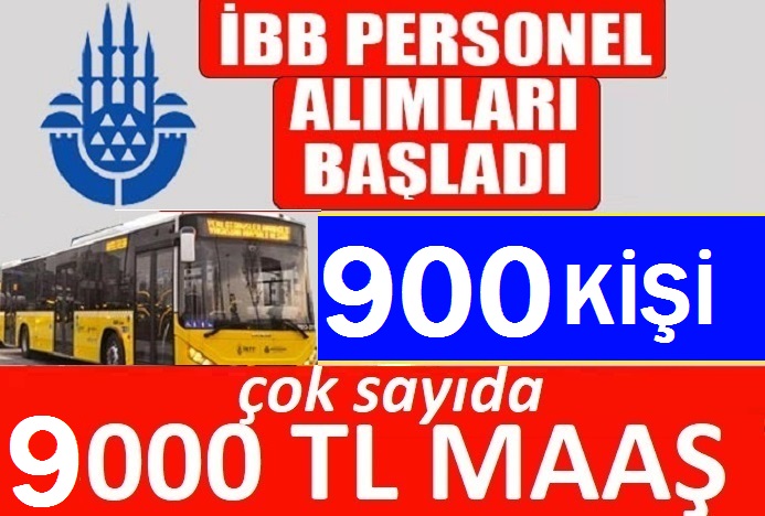 İstanbul Büyükşehir Belediyesi bünyesindeki şirkete 900 şoför alınıyor