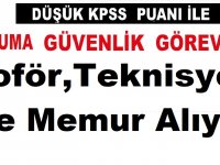 Türkiye Bilimsel ve Teknolojik Araştırma Kurumu, Şoför,Koruma Memuru ,Teknisyen ve Memur Alıyor