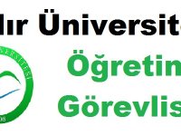 Iğdır Üniversitesi Öğretim Görevlisi Alıyor 2 Ekim 2018
