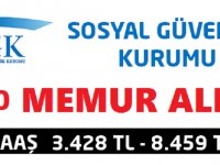 SGK 24 MAYIS 2019 400 Denetmen Yardımcısı Alım ilanı KPSS puanıyla