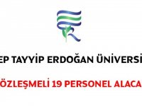 RTE Erdoğan Üniversitesi Sağlık Personeli Hemşire ve Tekniker Alıyor