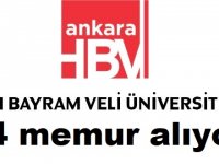 Hacı Bayram Veli Üniversitesi Seksen dört sözleşmeli kamu personeli alacak
