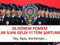 2020 Polis Alımları - POMEM 26. Dönem Polis Alım Duyurusu