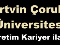 Artvin Çoruh Üniversitesi Öğretim Üyesi ALIYOR