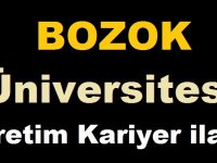 Yozgat Bozok Üniversitesi 8 Sözleşmeli Kariyer Personel Alacak