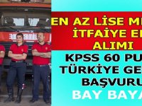 Aksaray Belediyesi KPSS 60 Puan İtfaiye Eri Alım ilanları 2020