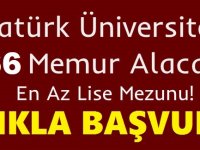 Erzurum Üniversitesi 466 Personel Alacaktır