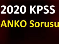 2020 KPSS Banko Soru