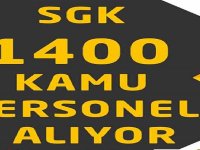 SGK Sosyal Güvenlik Kurumu KPSS ile 1400 Devlet Memuru Alımı Yapacaktır