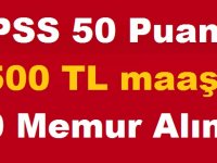 3500 TL maaşla 60 Memur Alınıyor (Eylül personel ilanları)