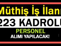İstanbul Su ve Kanalizasyon İdaresi Genel Müdürlüğü 223 Personel Alıyor!