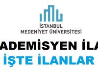 İstanbul Medeniyet Üniversitesi Öğretim Üyesi alıyor Eylül 2018