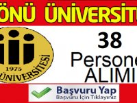 Malatya İnönü Üniversitesi 38 Devlet Memuru Alım ilanı